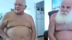 two grandpa on cam
