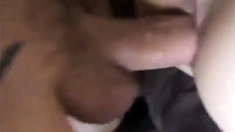 Close up of a hot smooth ass taking dick.