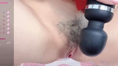 Horny amateur couple close up anal on webcam